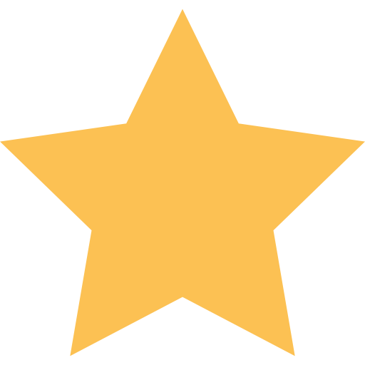 Yellow five-pointed star icon